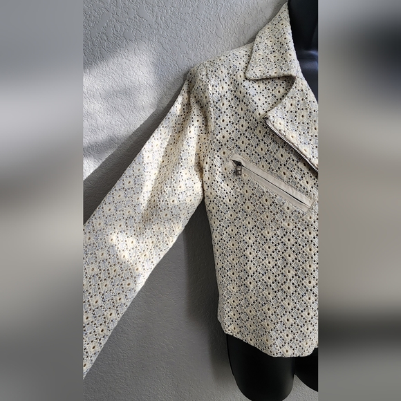 Anthropologie Eyelet Blazer - Picture 3 of 9